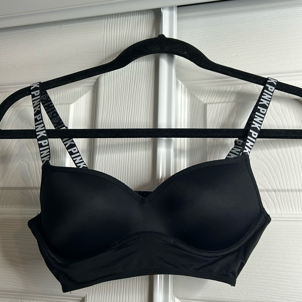 Pink Victorias Secret Bralette Strappy Back XS Adjustable Straps